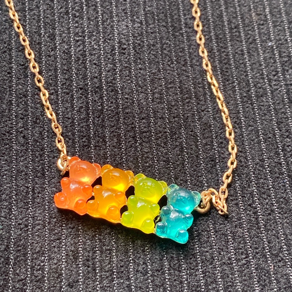 Betsy Johnson gummy bear necklace